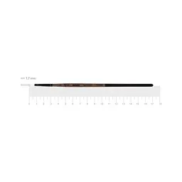 Пензель синтетика овальна Moon 1203FR №1 коротка ручка ROSA (4823098534181)