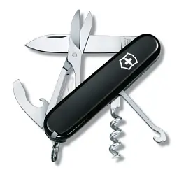 Ніж Victorinox Compact 91мм,15функ,чорн