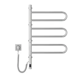 Електрична рушникосушка Navin Fouette 480x800 Sensor з таймером 00-044050-5080, Хром, Електронний - мініатюра 3