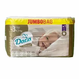 Підгузки Dada Extra Care Jumbo Bag Розмір 3 , 4-9 кг, 96 шт