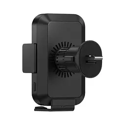 Автомобільний тримач холдер із БЗУ Baseus Halo Electric Wireless Charging Car Mount 15W SUDD000001 Black - мініатюра 2