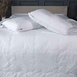 Літній постільний комплект MirSon Line Satin Light Pro Snow White Thinsulate King Size (2200010973518) - мініатюра 2
