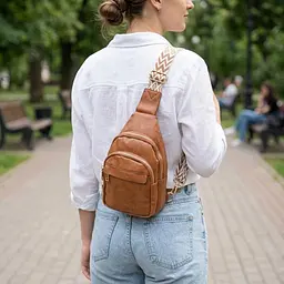 Невелика жіноча сумка з однією лямкою через плече з гладкої екошкіри Vintage 22767 руда - мініатюра 2