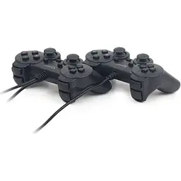 Геймпад подвійний Gembird JPD-UDV2-01 USB black - мініатюра 2