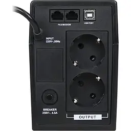 Джерело безперебійного живлення [ДБЖ] LogicPower U650VA-P USB [2436] [107253] - мініатюра 4