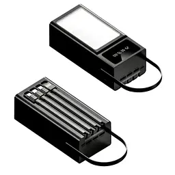 Універсальна мобільна батарея Maxcell PJ0099 120000mAh 2.1A Чорний (2850084917) - мініатюра 2