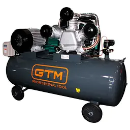 Компресор виского тиску ремінний GTM KC3090-220L (220 л, 900 л/хв, 7.5 кВт, 380-400 В)