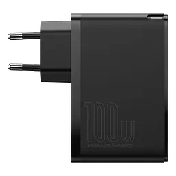 Адаптер мережевий BASEUS GaN2 Pro Quick Charger |2USB/2Type-C, QC/PD, 100W, 5A| (CCGAN2P-L02)