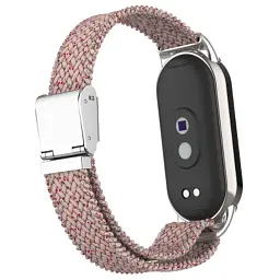 Ремінець до фітнес браслета Armorstandart Braided Solo Loop для Xiaomi Smart Band 10/9/8 Starlight Pink (ARM86885) - мініатюра 3