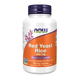 Червоний Ферментований Рис Red Yeast Rice 600 мг - 120 вег. капсул