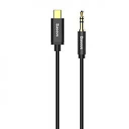 Кабель Baseus Yiven Type-C male To 3.5 male Audio Cable M01 чорний CAM01-01 - мініатюра 2