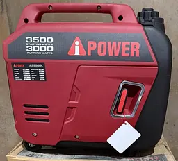 Інверторний бензиновий генератор iPower A3500DI (3.0/3.5 кВт) з дисплеєм, колесами та ручкою - мініатюра 3