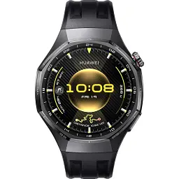 Смарт-годинник Smart Watch Huawei GT 6 Pro 46mm (55020FTU) Black (Fluoroelastomer Strap) UA - мініатюра 2