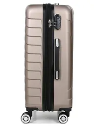 Валіза середня M ABS-пластик Madisson Snowball 03403 68х44х27см 68+13л Шампань - мініатюра 5