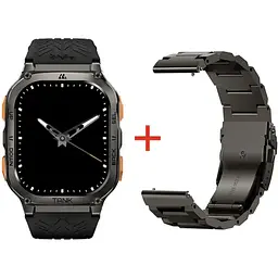 Смарт-годинник тактичний Kospet Tank M3 ULTRA Metal Black (KTM0003UMB) - мініатюра 2