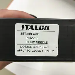 Дюза для фарбопульта Gloss 1.8 мм NS-LM Gloss-1.8 Italco hoz0006741 - мініатюра 3