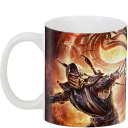 Кухоль GeekLand Mortal Kombat Мортал Комбат битва MK.02.07 330 мл білий - мініатюра 2