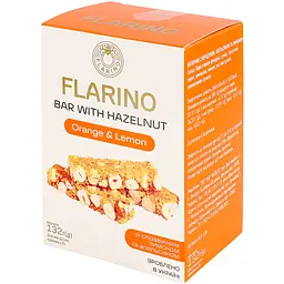 Батончики Flarino з фундуком, лимоном та апельсином 132 г (HLO-130) - мініатюра 3