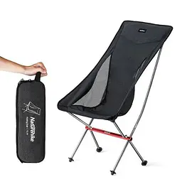 Складне крісло Naturehike YL06 Alu Folding Moon Chair NH18Y060-Z (Чорний) - мініатюра 3
