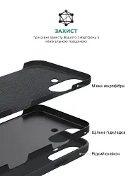 Чохол ArmorStandart ICON2 Case для Apple iPhone 16 Plus Black - мініатюра 6