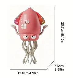 Танцюючий восьминіг Squid Electric Dance музична іграшка для дітей Рожевий - мініатюра 4