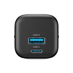 Зарядний пристрій HAVIT HV-UC230 GaN 33W USB-A+USB-C Black HAVIT (28442-000) - мініатюра 3