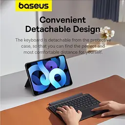 Чохол-клавіатура для планшета Baseus бездротовий Brilliance Series Magnetic Keyboard Case for Pad 2019/2020/2021 - мініатюра 5