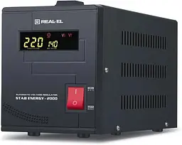 Стабілізатор напруги Real-EL Stab Energy-2000 Black 1600 Вт (EL122400013)