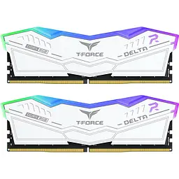 Модуль пам'яті DDR5 TEAM T-Force Delta RGB 2x16 ГБ 6000 МГц білий (FF4D532G6000HC38ADC01) [175598]