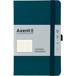 Книга записна Axent Partner A5- в клітинку 96 аркушів малахіт (8201-31-A)