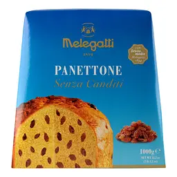 Панеттоне Melegatti Panettone Senza Canditi (без цукру) 1 кг