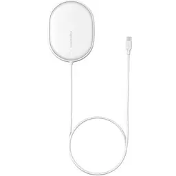 Бездротовий зарядний пристрій Baseus Light Magnetic 15W WXQJ-02 White - мініатюра 5