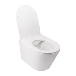 Унітаз підвісний Qtap Swan ULTRA QUIET із сидінням SLIM DUROPLAST/ SOFT-CLOSE/ QUICK RELASE QT16335179W - мініатюра 2