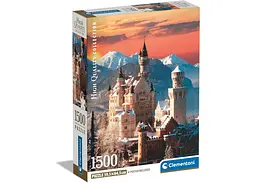 Пазл Clementoni High Quality Collection: Замок Нойшванштайн, Німеччина (High Quality Collection - Neuschwanstein Castle at Sunset Puzzle - 1500 pcs.), 1500 ел. (31716)