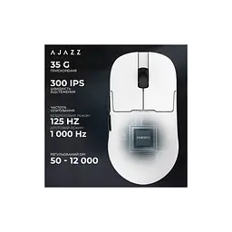 Мишка Ajazz AJ159P MC Wireless/Bluetooth/USB Charging Dock White (AJ159P-MC-W) - мініатюра 11