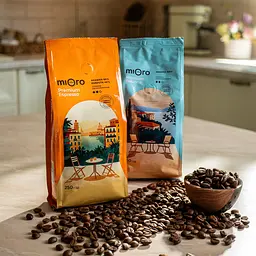 Кава зернова Mioro Coffee Premium Espresso 250 г - мініатюра 4