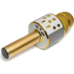 Мікрофон для караоке WS-858 блютуз мікрофон для співу дитячий мікрофон з динаміком