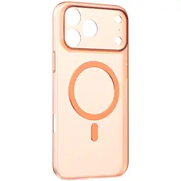 Силіконовий чохол iPhone 17 Pro Max Momax CaseForm Lite Magnetic Case with MagSafe - Матовий, Solar Orange (MTAP25XLM)