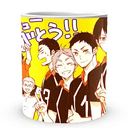 Кухоль GeekLand Haikyu!! Волейбол Карасуно HK 001.10 330 мл білий - мініатюра 2