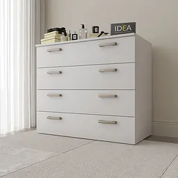 Комод на 4 шухляди Idea ТКБ-361.4 Білий - мініатюра 1