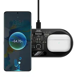 БЗП Baseus Digital LED Display 2in1 20W Universal version (WXSX010101) Black - мініатюра 3