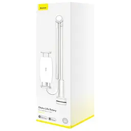 Регульована підставка для телефону/планшета Baseus Otaku Life Rotary Adjustment Lazy Pro (LUZQ) Silver - мініатюра 4
