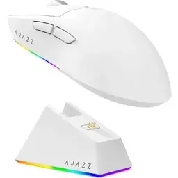 Комп'ютерна мишка Ajazz AJ139 V2 MC Wireless/Bluetooth/USB White (AJ139-V2-MC-W)