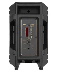 Колонка акумуляторна 8" портативна Bluetooth караоке з мікрофоном та LED підсвічування 30Вт UKC RX-8133