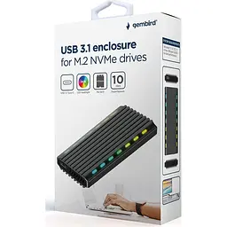 Зовнішня кишеня Gembird EE2280-U3C-03 M.2 to USB3.1 [124686] - мініатюра 4
