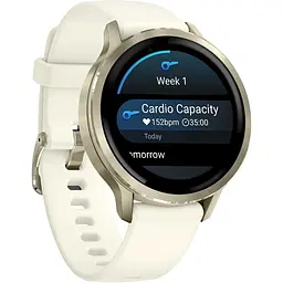 Смарт-годинник Garmin Venu 4, 41 мм Lunar Gold with Bone Silicone Band 010-03013-00 [146404] - мініатюра 6