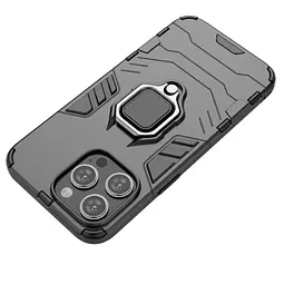 Чохол бампер Primolux Ring Armor для Apple iPhone 16 Pro Max Black - мініатюра 3