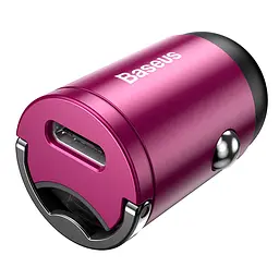 Адаптер автомобільний BASEUS Tiny Star Mini PPS Car Charge Type-C Port 30 W (VCHX-B04) бордовий