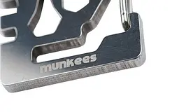 Брелок-мультиінструмент Munkees 2503 SS Card Tool Сірий - мініатюра 2