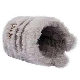 Стакан для письмового приладдя Yes Pusheen Toy хутро 10х9 см сірий (708758) - мініатюра 2